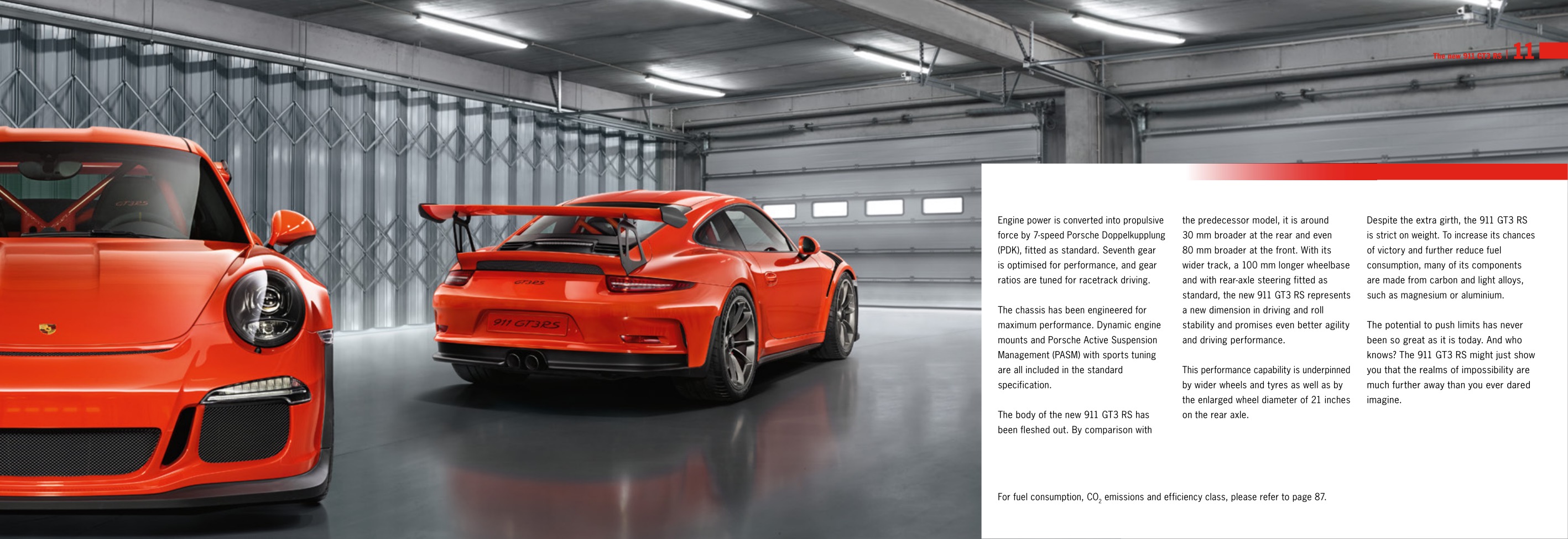 2015 Porsche 911 GT3-RS Brochure Page 36